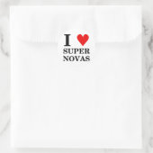 I (Herz) SuperNovas Sticker (Tasche)