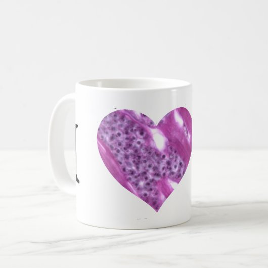 I (Herz) T. cruzi Kaffeetasse (Vorderseite Links)