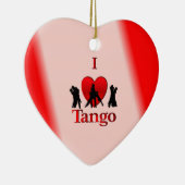 I Herz-Tango Keramikornament (Rechts)
