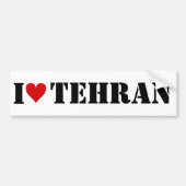 I [Herz] Teheran Autoaufkleber (Vorne)