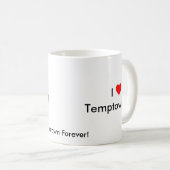 I (Herz) Temptown Kaffeetasse (VorderseiteRechts)