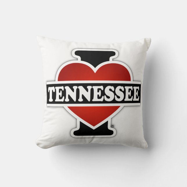 I Herz Tennessee Kissen (Vorderseite)