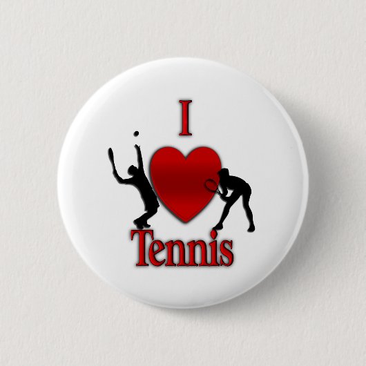 I Herz-Tennis Button (Vorderseite)