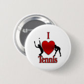 I Herz-Tennis Button (Vorne & Hinten)