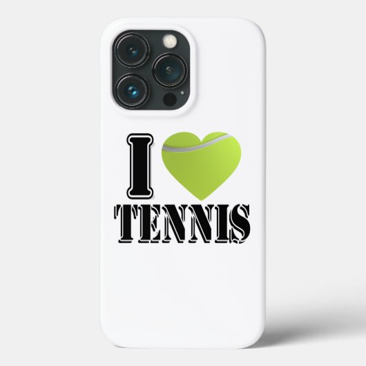 I Herz-Tennis | I Liebe Tennis Case-Mate iPhone Hülle (Rückseite)