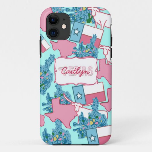I Herz Texas Case-Mate iPhone Hülle (Rückseite)