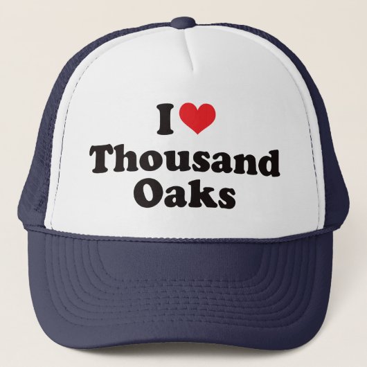 I Herz Thousand Oaks Truckerkappe (Vorderseite)
