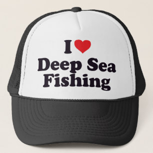 I Herz-Tiefsee-Fischen Truckerkappe