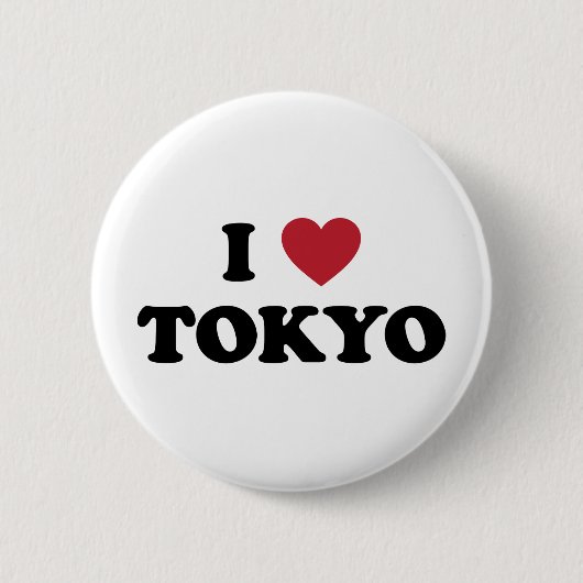 I Herz Tokyo Japan Button (Vorderseite)