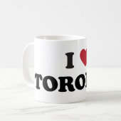 I Herz Toronto Kanada Kaffeetasse (Vorderseite Links)