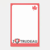 I Herz Trudeau Post-it Klebezettel (Vorderseite)