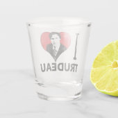 I Herz Trudeau Schnapsglas (Rückseite)