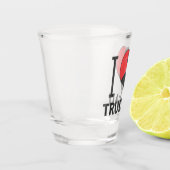 I Herz Trudeau Schnapsglas (Links)