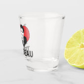 I Herz Trudeau Schnapsglas (Rechts)