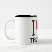 I Herz Trudeau Zweifarbige Tasse (Links)