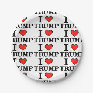 I Herz-Trumpf Pappteller