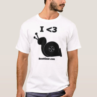 I Herz-Turbo-Schnecke - der T - Shirt der Männer