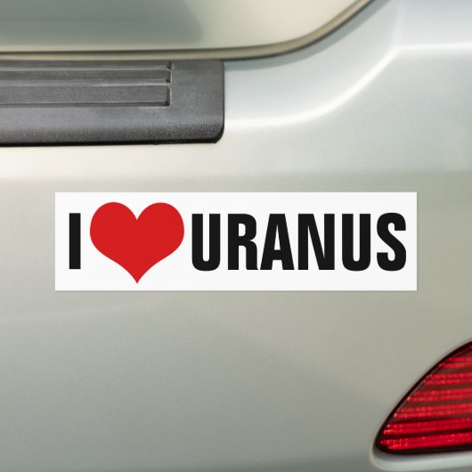 I Herz Uranus Autoaufkleber (Auf Auto)