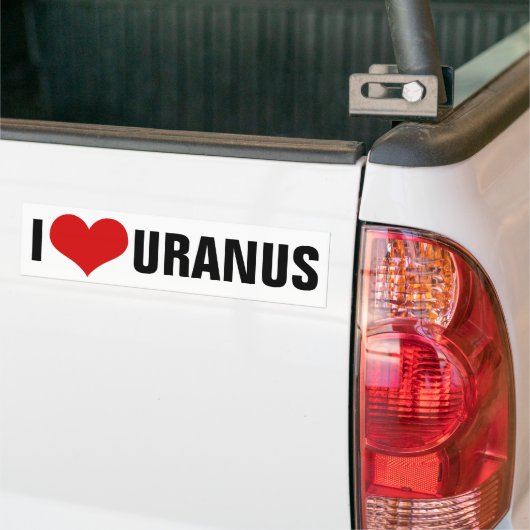 I Herz Uranus Autoaufkleber (Auf Lkw)