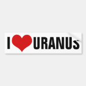 I Herz Uranus Autoaufkleber (Vorne)