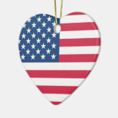 I Herz USA Keramik Ornament (Links)