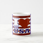 I "Herz" USA - Tasse (Mittel)