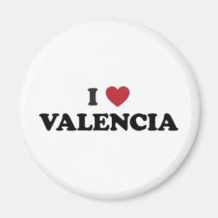 I Herz Valencia Magnet