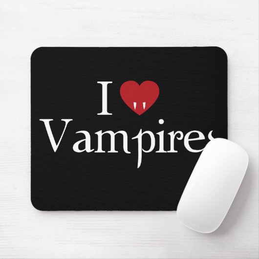I Herz-Vampire Mousepad (Mit Mouse)