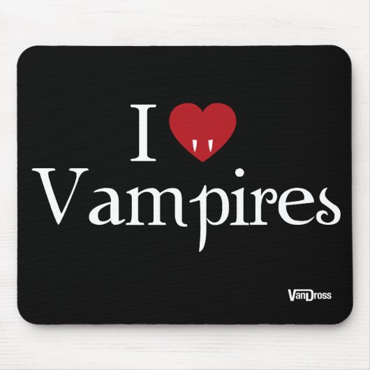 I Herz-Vampire Mousepad (Vorne)