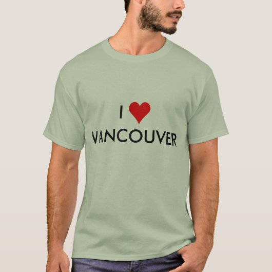 I Herz Vancouver T-Shirt (Vorderseite)