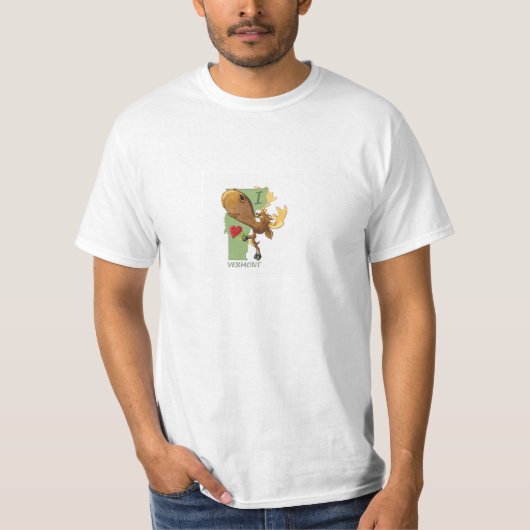 I Herz-Vermont-T - Shirt (Vorderseite)