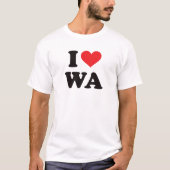 I Herz WA - Washington T-Shirt (Vorderseite)