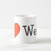 I Herz WeHo Kaffeetasse (Mittel)