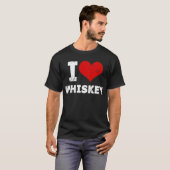 I Herz-Whisky T-Shirt (Vorne ganz)