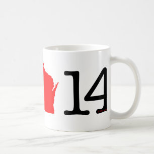 I Herz Wisconsin 14 Kaffeetasse