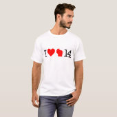 I Herz Wisconsin 14 T-Shirt (Vorne ganz)