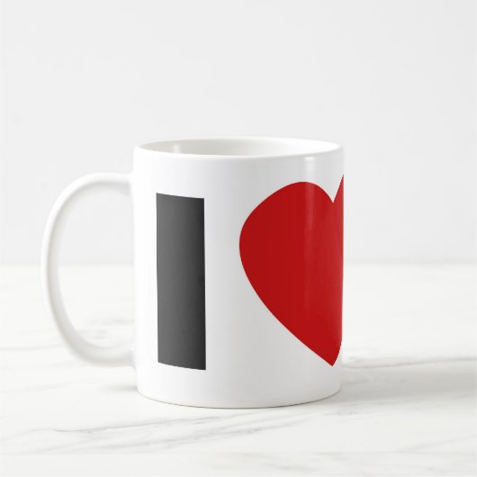 I HERZ-WISSENSCHAFT KAFFEETASSE (Links)