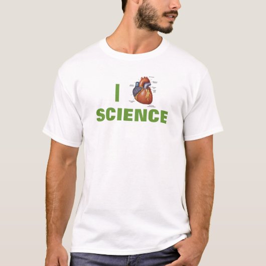 I Herz-Wissenschaft T-Shirt (Vorderseite)