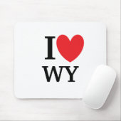 I Herz Wyoming Mousepad (Mit Mouse)