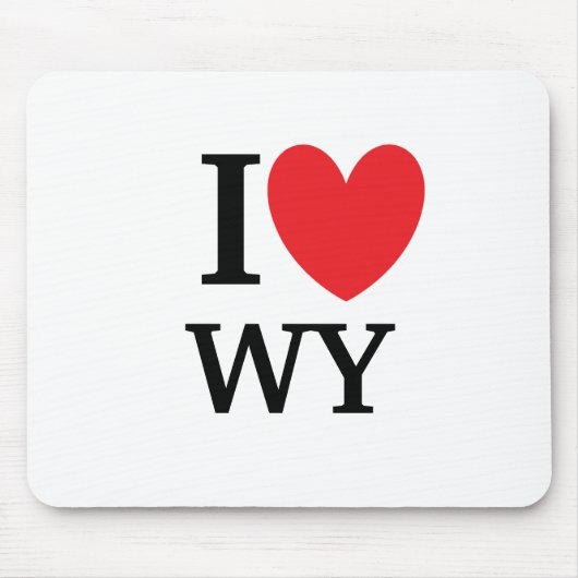 I Herz Wyoming Mousepad (Vorne)