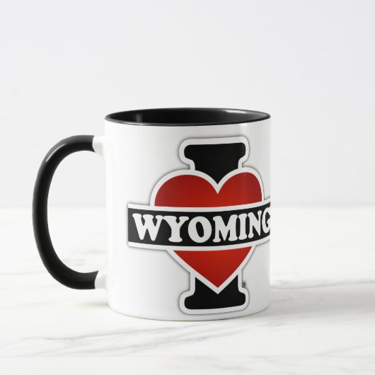 I Herz Wyoming Tasse (Links)