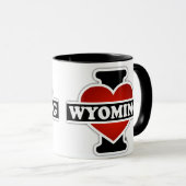 I Herz Wyoming Tasse (VorderseiteRechts)