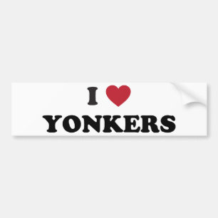 I Herz Yonkers New York Autoaufkleber