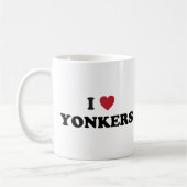 I Herz Yonkers New York Kaffeetasse (Links)