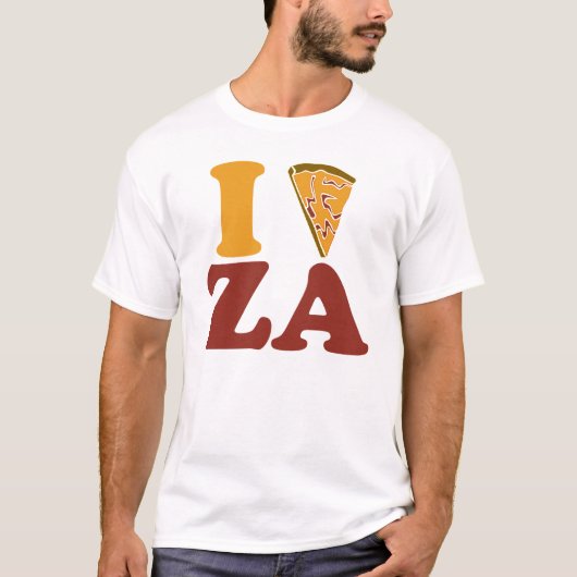 I (Herz) ZA T - Shirt (Vorderseite)