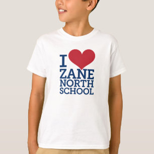I Herz Zane der Nordlanges die Hülsen-T-Shirt T-Shirt