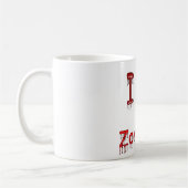 I Herz-Zombie-helle Haut Kaffeetasse (Links)