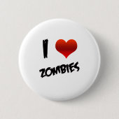 I Herz-Zombies Button (Vorderseite)