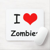 I Herz-Zombies Mousepad (Mit Mouse)