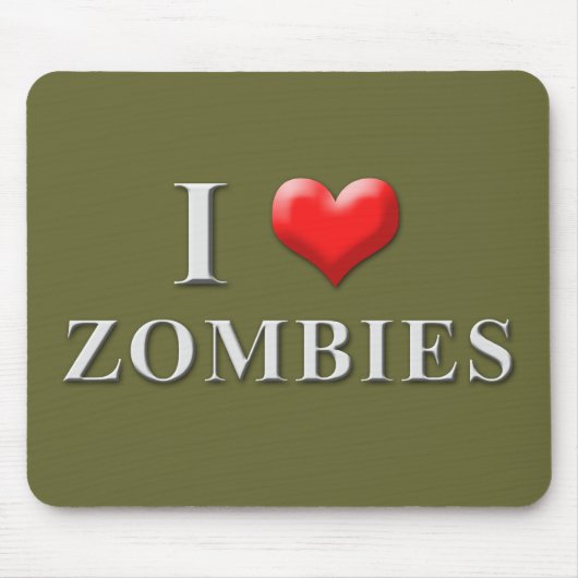 I Herz-Zombies Mousepad 002 (Vorne)